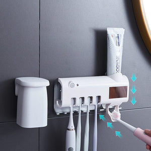 Intelligenter UV-sterilisierender Zahnbürstenhalter