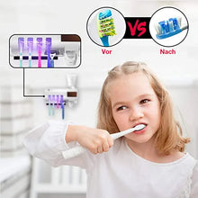 Laden Sie das Bild in den Galerie-Viewer, Intelligenter UV-sterilisierender Zahnbürstenhalter