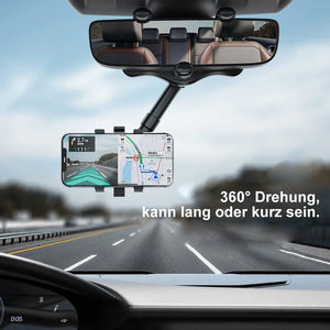 🤳Multifunktionale drehbare Auto-Rückspiegel-Handyhalterung