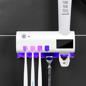 Intelligenter UV-sterilisierender Zahnbürstenhalter