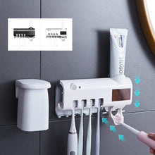 Laden Sie das Bild in den Galerie-Viewer, Intelligenter UV-sterilisierender Zahnbürstenhalter