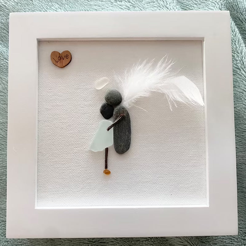 Meer Glas Kunst Sympathie Geschenk