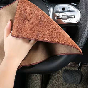 (🔥Schlussverkauf🔥)Doppellagiges hochsaugfähiges Autowaschtuch-Kaufen Sie mehr und sparen Sie mehr