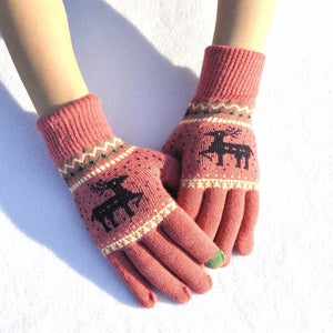 Gestricktere Touchscreen-Handschuhe (Ein Paar)