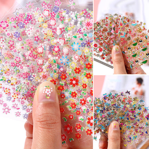🌈Wasserfeste Nailart-Sticker