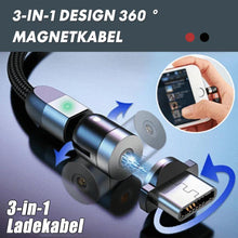 Laden Sie das Bild in den Galerie-Viewer, 3-IN-1 DESIGN 360 ° Magnetkabel