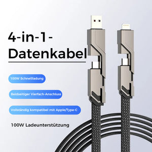 🔥 heißer verkauf 🔥4-in-1 geflochtenes Anti-Verwicklungs-Ladekabel