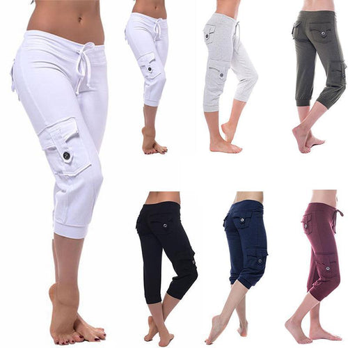 Lässige Yogahose für Frauen mit Taschen