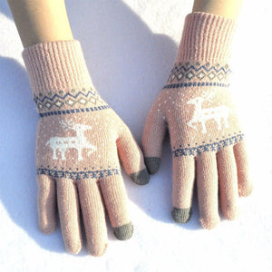 Gestricktere Touchscreen-Handschuhe (Ein Paar)