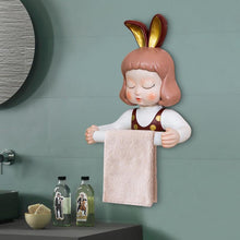 Laden Sie das Bild in den Galerie-Viewer, Süßer Hase Badezimmer Toilettenpapierhalter