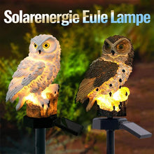 Laden Sie das Bild in den Galerie-Viewer, Solarenergie Eule Lampe