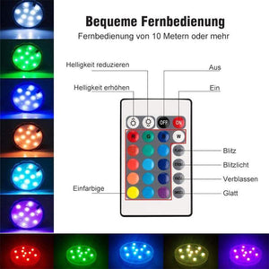 LED-Tauchlicht mit Fernbedienung für den Pool