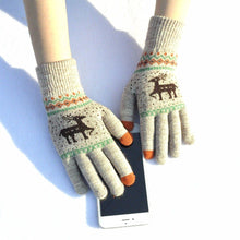 Laden Sie das Bild in den Galerie-Viewer, Gestricktere Touchscreen-Handschuhe (Ein Paar)