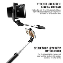 Laden Sie das Bild in den Galerie-Viewer, 3 in 1 kabelloser Bluetooth Selfiestick