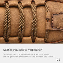 Laden Sie das Bild in den Galerie-Viewer, Herren-Handsteppung Anti-Kollisions weiche Freizeitlederschuhe