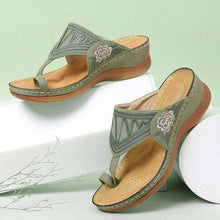 Laden Sie das Bild in den Galerie-Viewer, STICKEREI KOMFY WEDGES SANDALEN