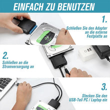 Laden Sie das Bild in den Galerie-Viewer, USB 3.0 bis 2.5 / 3.5 &quot;SATA III Festplattenadapter
