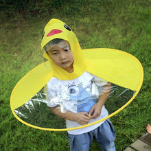 Laden Sie das Bild in den Galerie-Viewer, Kleine gelbe Ente UFO-Regenmantel