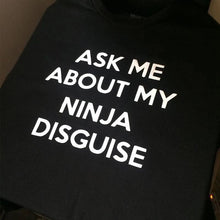 Laden Sie das Bild in den Galerie-Viewer, T-Shirt mit Ninja-Verkleidung