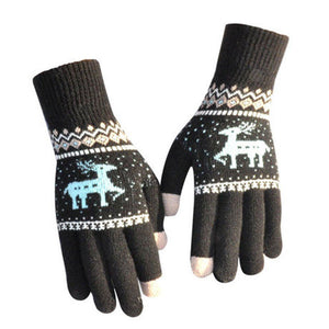 Gestricktere Touchscreen-Handschuhe (Ein Paar)