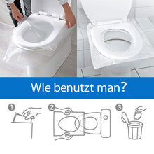 Laden Sie das Bild in den Galerie-Viewer, Einweg-Toilettensitzabdeckung (50 Stücke)