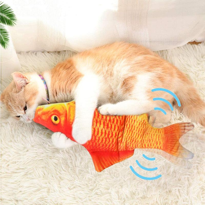 🐟Elektrischer Puppenfisch für Katze